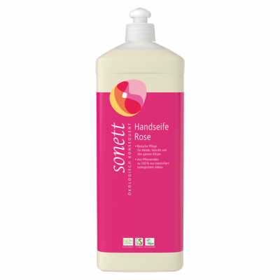 sapone liquido rosa ricarica (1l)